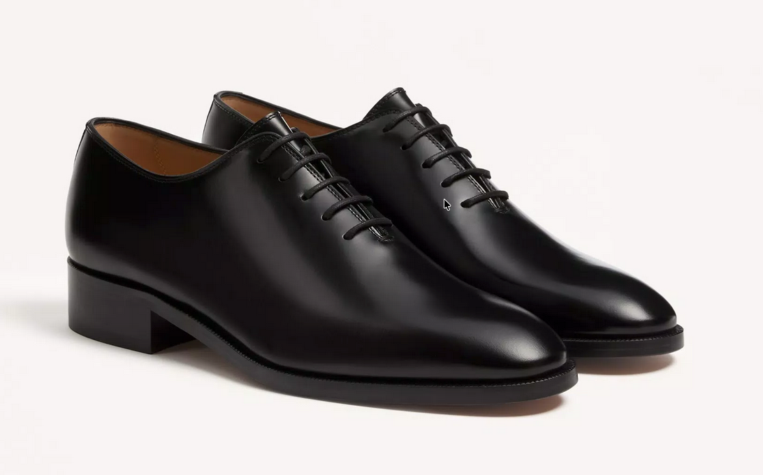Zapato Oxford Pas Des Dieux De Cuero