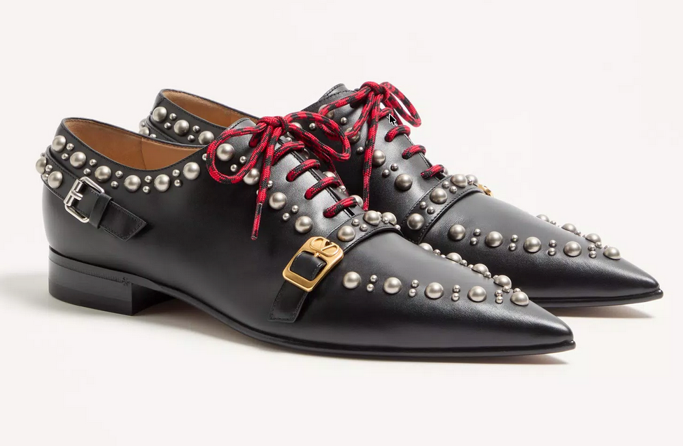 Zapato Derby Mockers de cuero de becerro