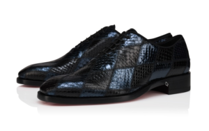 Corteo Oxfords - Piel de serpiente de aguas patchwork