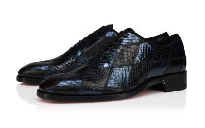 Corteo Oxfords - Piel de serpiente de aguas patchwork